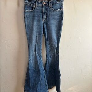 Wrangler Women's Bell Bottom Jeans in Blue